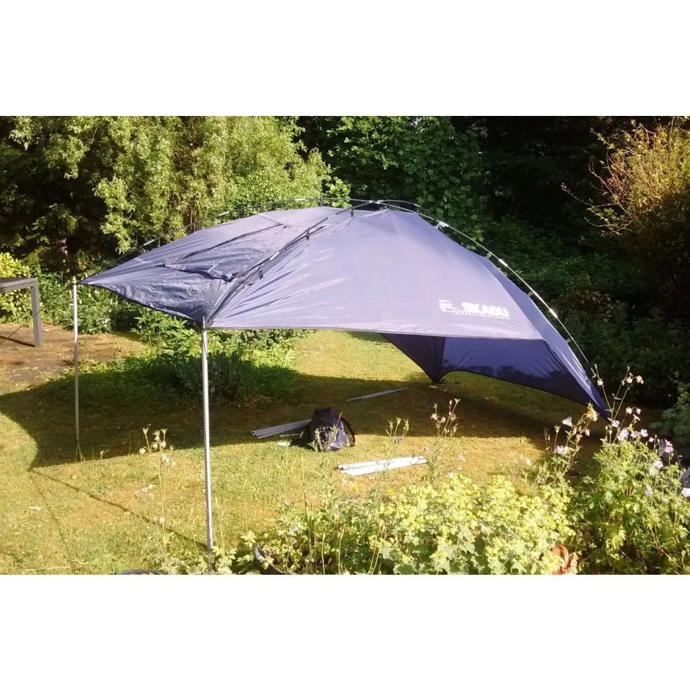 Femkes RooftoptentsSkadu Too Luifel Met Zijwanden Blauw Grijs 4 Femkes RooftoptentsSkadu Too Luifel Met Zijwanden Blauw Grijs - Afbeelding 2