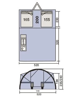 Jamet Air Vouwwagen 2023 -Professionele winkel voor kampeerartikelen 100158 000 09 3