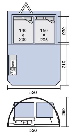 Jamet Jametic Panorama Easy AccessSpecial Edition Vouwwagen 17 Jamet Jametic Panorama Easy AccessSpecial Edition Vouwwagen -Professionele winkel voor kampeerartikelen 100160 000 08 4
