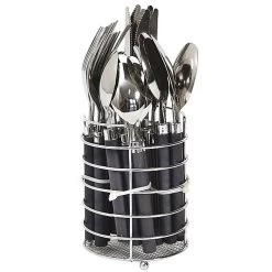 Bo-Camp Bestekset In Mandje 6-persoons 24-delig