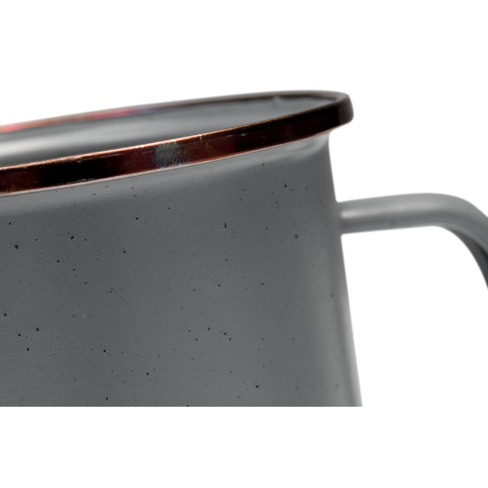 Barebones Emaille Mok 473 Ml Grey 2-pack 5 Barebones Emaille Mok 473 Ml Grey 2-pack - Afbeelding 3