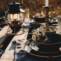 Barebones Emaille Schaal Charcoal 2-pack -Professionele winkel voor kampeerartikelen 107149 990 04