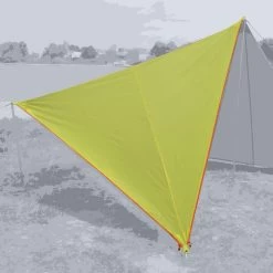 Bent Canvas Plain Set Tarp 250 X 250 X 250 Lime Punch