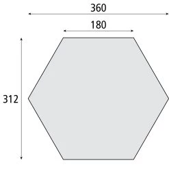 Bardani Quick Lodge 6 Partytent 360 X 312 -Professionele winkel voor kampeerartikelen 111904 900 06 2