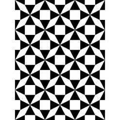 Safarica Safarimat Tenttapijt 270 X 200 Star Flower Black -Professionele winkel voor kampeerartikelen 111915 990 02