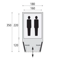 Bardani AirWolf 180 TC Opblaasbare Tent -Professionele winkel voor kampeerartikelen 112095 180 09 2