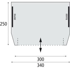Bardani Porto Grande Porch RSTC Tentluifel -Professionele winkel voor kampeerartikelen 112213 180 03 2