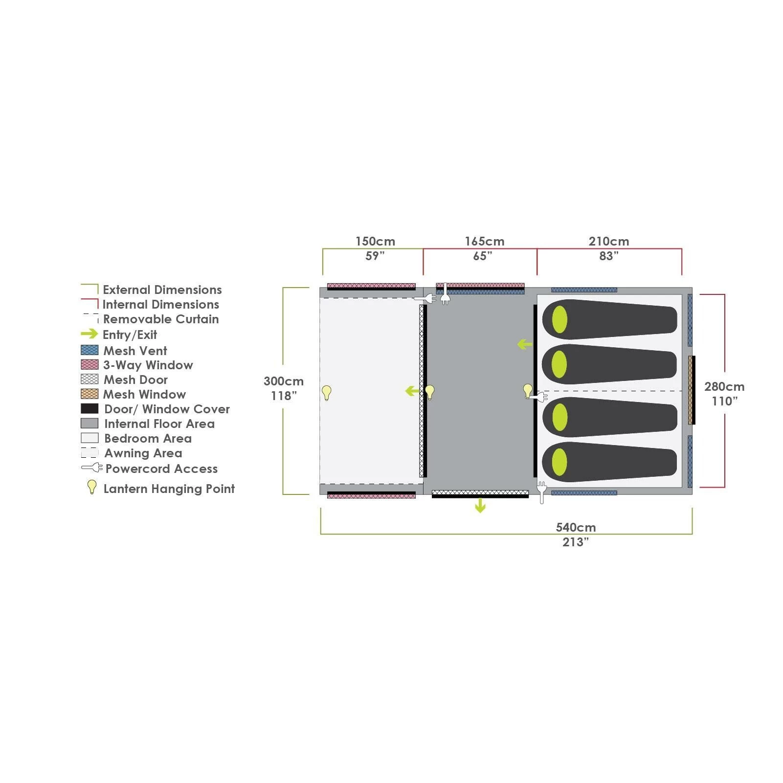 Zempire Evo TM V 2 Opblaasbare Tent 2022 10 Zempire Evo TM V 2 Opblaasbare Tent 2022 - Afbeelding 8