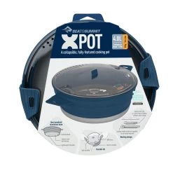 Sea To SummitX-Pot Opvouwbare Kookpan Navy Blue 1,4 Liter -Professionele winkel voor kampeerartikelen 114950 200 03 2