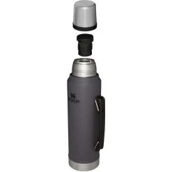 Stanley PMIThe Legendary Classic Thermosfles 1 Liter Charcoal -Professionele winkel voor kampeerartikelen 115076 990 03