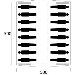De WitSuez Super Premium Groepstent Beige -Professionele winkel voor kampeerartikelen 121100 000 02 1