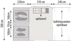 Europa CamperSunrider XL Basic Vouwwagen 2023 -Professionele winkel voor kampeerartikelen 132324 000 13