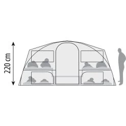 Cabanon Mercury Deluxe Vouwwagen 2023 -Professionele winkel voor kampeerartikelen 132336 180 20