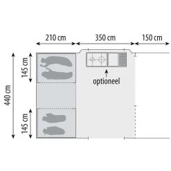 Cabanon Mercury Comfort Vouwwagen 2023 -Professionele winkel voor kampeerartikelen 132337 000 18