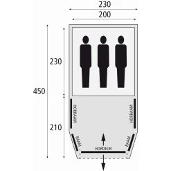 Bardani AirWave 230 TC Opblaasbare Tent 2023 -Professionele winkel voor kampeerartikelen 139620 180 10