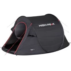 High PeakVision 3 Pop Up Tent Black