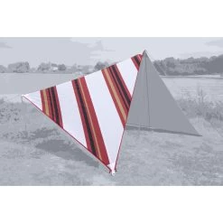 High PeakCanvas Allover Set Oriental Tarp 250 X 250 X 250 Stripe White -Professionele winkel voor kampeerartikelen 139723 100 03 3