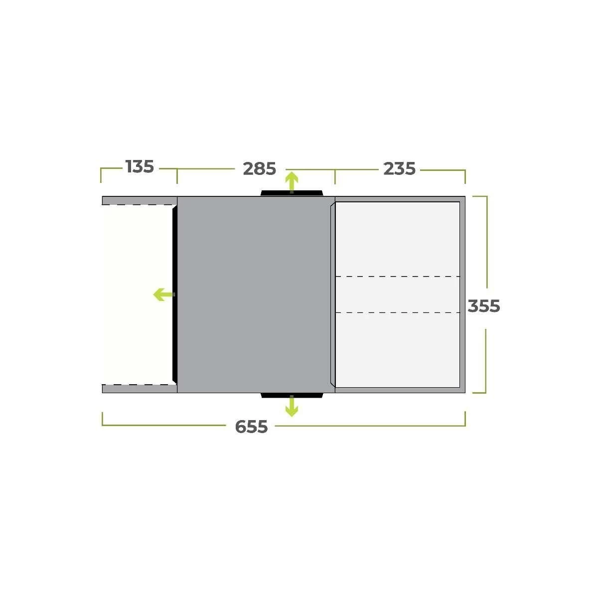 Zempire Evo TL Air Opblaasbare Tent 2022 9 Zempire Evo TL Air Opblaasbare Tent 2022 - Afbeelding 7