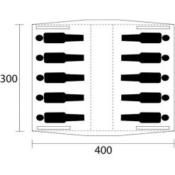 De WitTrippstein Super Premium Groepstent Groen -Professionele winkel voor kampeerartikelen 139906 000 02