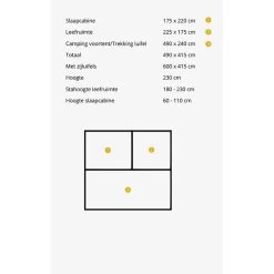 Campooz Sleepy Joe Trekking Vouwwagen Met Luifel -Professionele winkel voor kampeerartikelen 140063 000 05 141