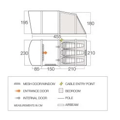 Vango Harris Air 350 Opblaasbare Tent -Professionele winkel voor kampeerartikelen 143519 900 05