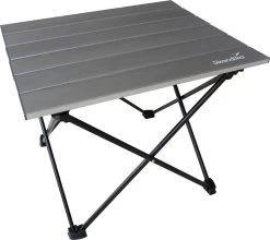 Skandika Ruka S Kleine Campingtafel – Campingtafels - Aluminium Campingtafel, Opvouwbaar, Zeer Licht, Eenvoudig Te Monteren, Stabiele Standaard - Opvouwtafel Voor Kamperen, Tenten Wandelen, Reizen, Thuis, Tuin – Tot Max. 20 Kg. - Grijs