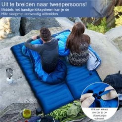 Hikr® Slaapmat 10cm+ Dikte - Comfortabel Luchtmatras - Zelfopblazend Met De Voet - TPU+40D Nylon - Slaapmatje Eenpersoons En Uit Te Breiden Tot Tweepersoons - Slaapmat Met Ingebouwde Pomp -Professionele winkel voor kampeerartikelen 1200x1200 33
