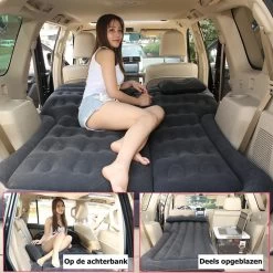 Merkloos Auto Luchtbed - Multifunctioneel - Achterbank - 2 Persoons - Opblaasbaar Bed - Luchtmatras - Reizen - Vakantie - Kamperen - Inclusief Elektrische Pomp - Zwart -Professionele winkel voor kampeerartikelen 1200x1200 46
