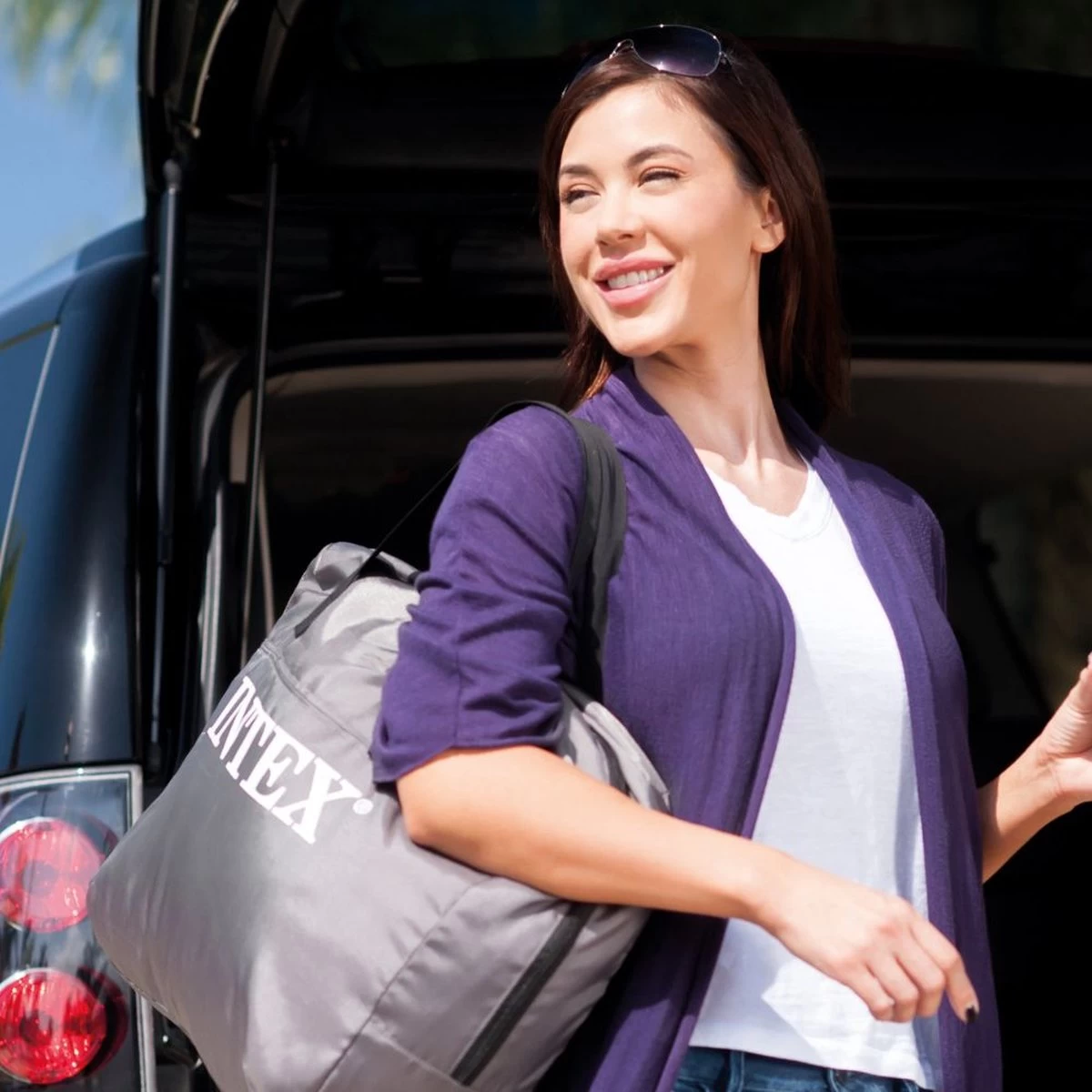 Intex Premaire II Elevated Queen Luchtbed - 2-persoons - 203x152x46 Cm 7 Intex Premaire II Elevated Queen Luchtbed - 2-persoons - 203x152x46 Cm - Afbeelding 6