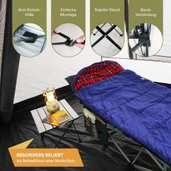 Skandika Ruka S Kleine Campingtafel – Campingtafels - Aluminium Campingtafel, Opvouwbaar, Zeer Licht, Eenvoudig Te Monteren, Stabiele Standaard - Opvouwtafel Voor Kamperen, Tenten Wandelen, Reizen, Thuis, Tuin – Tot Max. 20 Kg. - Grijs -Professionele winkel voor kampeerartikelen 1200x1200 89