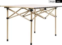 Buxibo - Lichtgewicht Vouwbare Campingtafel - Inklapbaar - Vis/Tuin/Picknick Tafel - Kamperen - Met Opberghoes - Aluminium - Grijs -Professionele winkel voor kampeerartikelen 1200x876