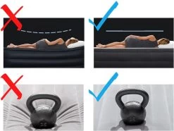 Intex Luchtbed - 1-Persoons - 99 X 191 X 46 Cm - Grijs - Met Ingebouwde Pomp, Hoeslaken Zwart En Reparatieset -Professionele winkel voor kampeerartikelen 1200x902