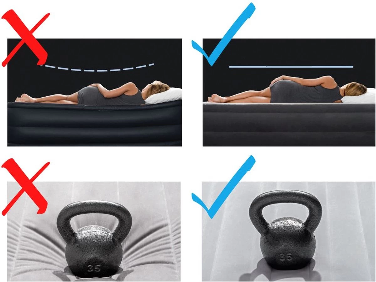 Intex Premaire II Elevated Queen Luchtbed - 2-persoons - 203x152x46 Cm 9 Intex Premaire II Elevated Queen Luchtbed - 2-persoons - 203x152x46 Cm - Afbeelding 8