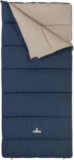 NOMAD® Brisbane Slaapzak | 205x80cm Blauw | Lichtgewicht & Kwalitatief | Dekenmodel Slaapzak | Incl Hoes -Professionele winkel voor kampeerartikelen 559x1200