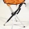Campusit Lichtgewicht Camping / Vis Krukje - 4-poot - Aluminium - Oranje -Professionele winkel voor kampeerartikelen 908x1200