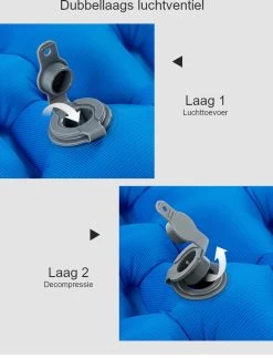 Hikr® Luchtbed - Slaapmat - Opblaasbaar Matras - Lichtgewicht - Outdoor - Camping - Hiking & Wandelen -Professionele winkel voor kampeerartikelen 917x1200